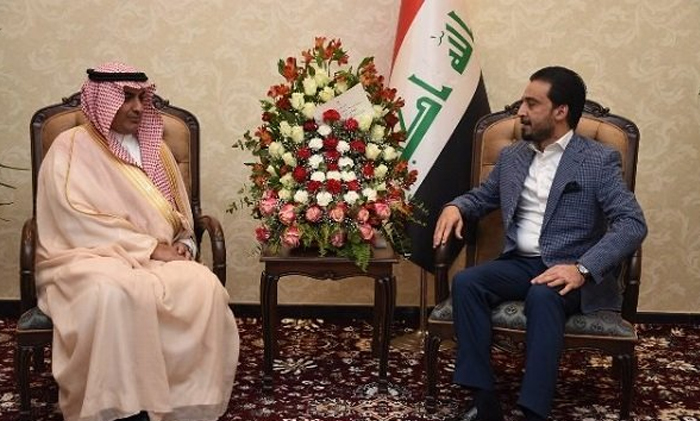 رایزنی رئیس جدید پارلمان عراق و سفیر عربستان درباره روابط دوجانبه