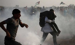 زخمی شدن بیش از ۳۰ فلسطینی در راهپیمایی بزرگ «بازگشت»