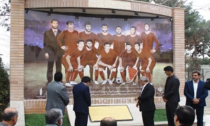 رونمایی از یادمان شهدای تیم فوتبال آزادی سمنان
