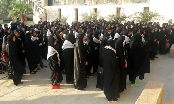 بازدید کاروان‌های راهیان نور دانش آموزی از مرکز فرهنگی دفاع مقدس در خرمشهر