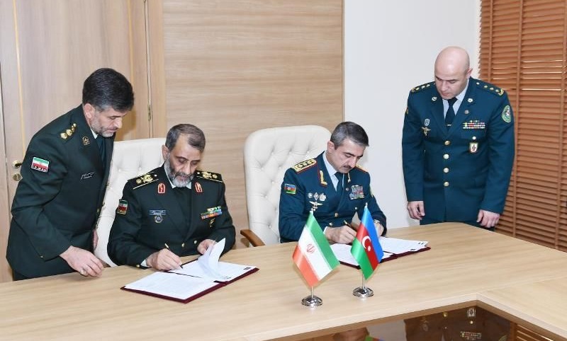 امضای پروتکل همکاری میان مرزبانی ایران و جمهوری آذربایجان