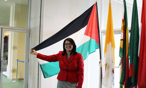 نماینده مسلمان کنگره: با لباس زنان فلسطینی در مراسم سوگندم شرکت می‌کنم