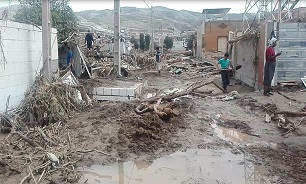 استقرار سه موکب از شهر اهرم و دلوار در مناطق سیل‌زده