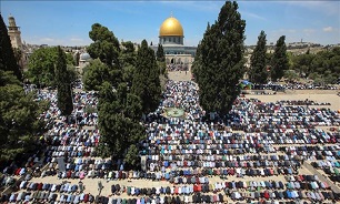 200 هزار نمازگزار دومین نماز جمعه رمضان را در مسجدالاقصی به جا آوردند