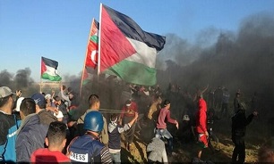 زخمی شدن ۶۰ فلسطینی در جریان تظاهرات «بازگشت»