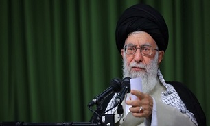سخنرانی رهبر معظم انقلاب اسلامی در حرم امام (ره) آغاز شد
