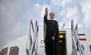 روحانی تهران را به مقصد بیشکک ترک کرد