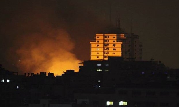 جنگنده‌های رژیم صهیونیستی به اهدافی در غزه حمله کردند