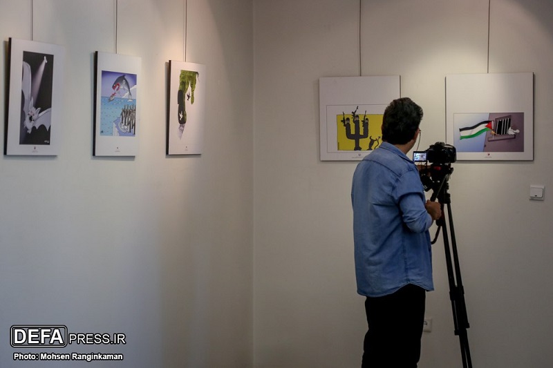 حضور هنرمندان ۲۵ کشور در نمایشگاه «کاریکاتور و کارتون قدس» / هنرمندان ایرانی در موضوع فلسطین اجماع نظر دارند