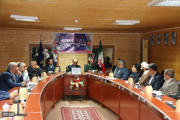 جلسه شورای هماهنگی حفظ آثار و نشر ازشهای دفاع مقدس استان گلستان تشکیل شد