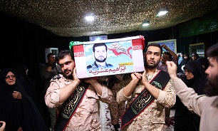 پیکر شهید مدافع حرم «ابراهیم عشریه» در نکا تشییع می‌شود