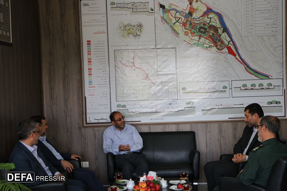 دیدار مدیرکل صداوسیمای آذربایجان شرقی با مدیرکل حفظ آثار دفاع‌مقدس استان