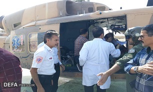 پوشش اورژانس هوایی شمال استان فارس توسط  پایگاه چهارم هوانیروز ارتش