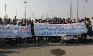 تظاهرات مردمی همزمان با سفر نخست‌وزیر عراق به جنوب کشور