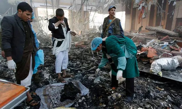 جنگنده‌های سعودی بار دیگر «مأرب» یمن را بمباران کردند