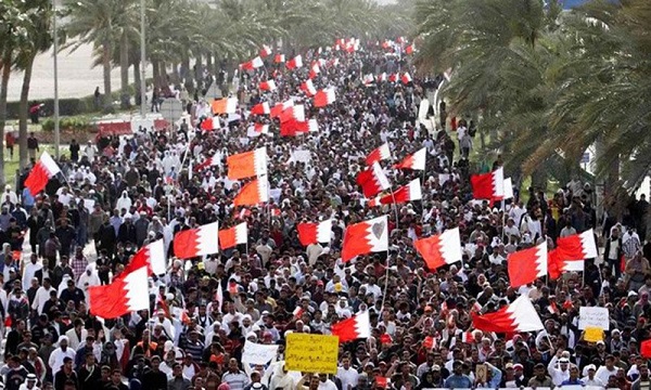 مردم بحرین در منامه علیه آل خلیفه تظاهرات کردند