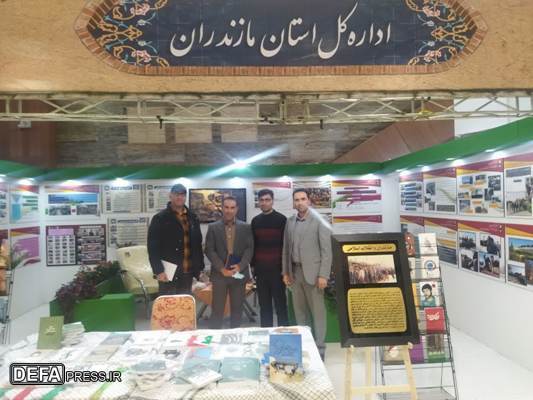 بازدید سردبیر، جانشین و دبیر استانهای خبرگزاری دفاع مقدس از غرفه مازندران + تصاویر