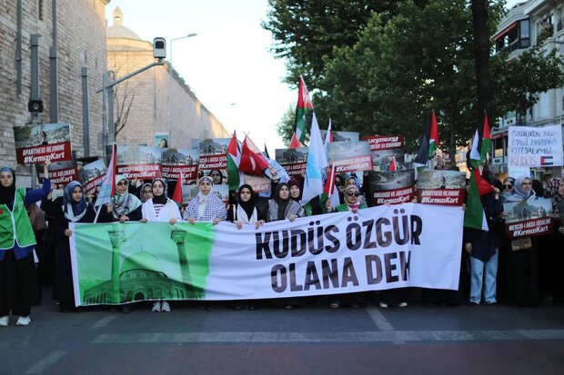 مردم ترکیه علیه عادی سازی روابط با رژیم صهیونیستی تظاهرات کردند