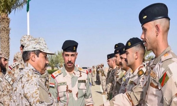 رزمایش مشترک نیرو‌های سعودی و عراقی در شمال عربستان