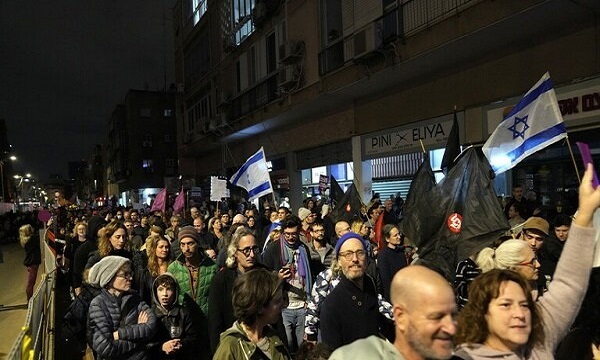 تظاهرات در شهر‌های رژیم صهیونیستی پس از سخنرانی جنجالی نتانیاهو