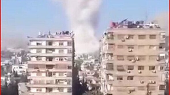 فیلم/ جزئیات انفجار در محله المزه دمشق