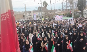 تصاویر/ مراسم راهپیمایی ۲۲ بهمن در شهرستان آبدانان
