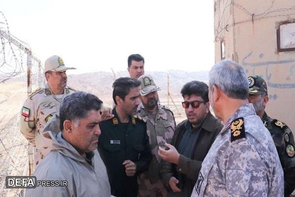 بازدید رئیس اداره عملیات ستاد کل نیرو‌های مسلح از حوزه هنگ مرزی تایباد+ تصاویر