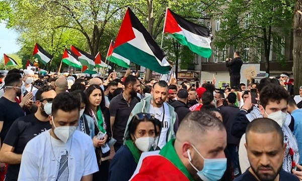 برگزاری تظاهرات گسترده حمایت از فلسطین در لندن