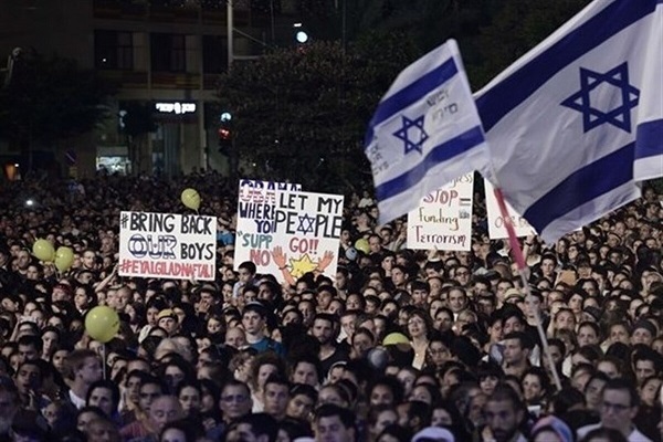 اردوکشی خیابانی مخالفان و موافقان نتانیاهو در تل‌آویو