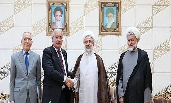 رئیس مجلس الجزایر وارد تهران شد