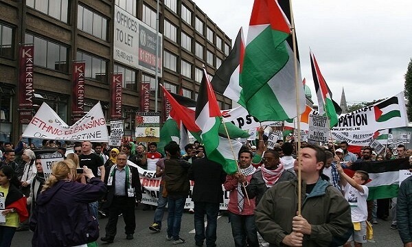 تظاهرات گسترده در ایرلند و ایتالیا در محکومیت قتل عام مردم غزه