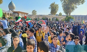 خروش مردم شیراز در محکومیت جنایات اسرائیل غاصب
