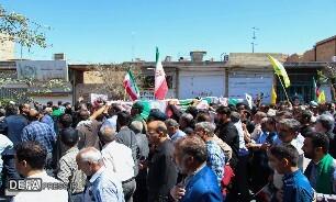 تصاویر/ برگزاری راهپیمایی روز قدس با عطر و بوی شهدا در یزد