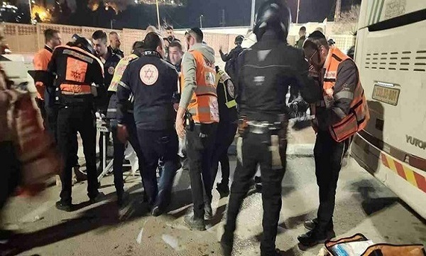 مجروح شدن افسر پلیس اسرائیلی در عملیات قدس اشغالی