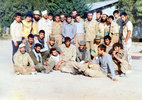 از چپ ایستاده (نفر چهارم پاسدار شهید اصغر بهفر)قبل از عملیات مسلم بن عقیل (ع))