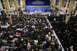 دیدار جمعی از خانواده‌های شهدای دفاع مقدس و مدافع حرم با امام خامنه‌ای