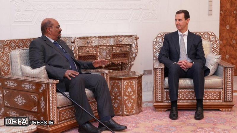 سوڈان کے صدر کا دورہ شام، صدر بشار اسد سے ملاقات