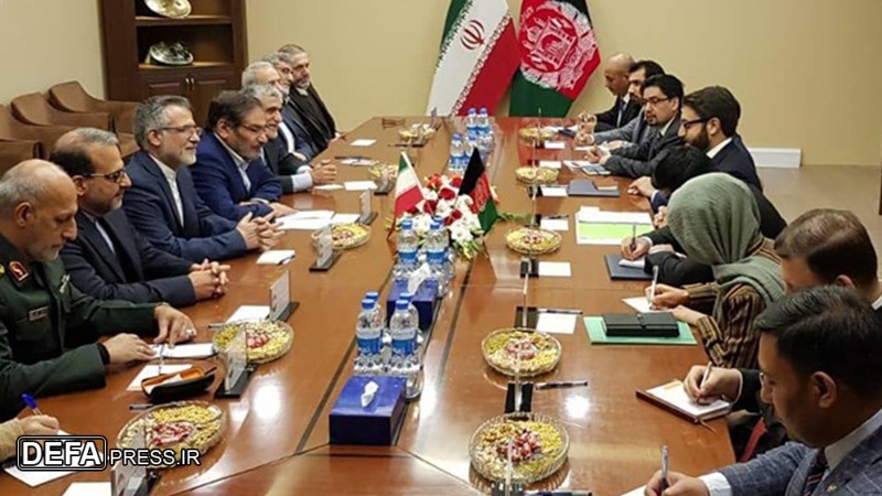 ایران اور افغانستان کے اعلی سیکورٹی عہدیداروں کی ملاقات