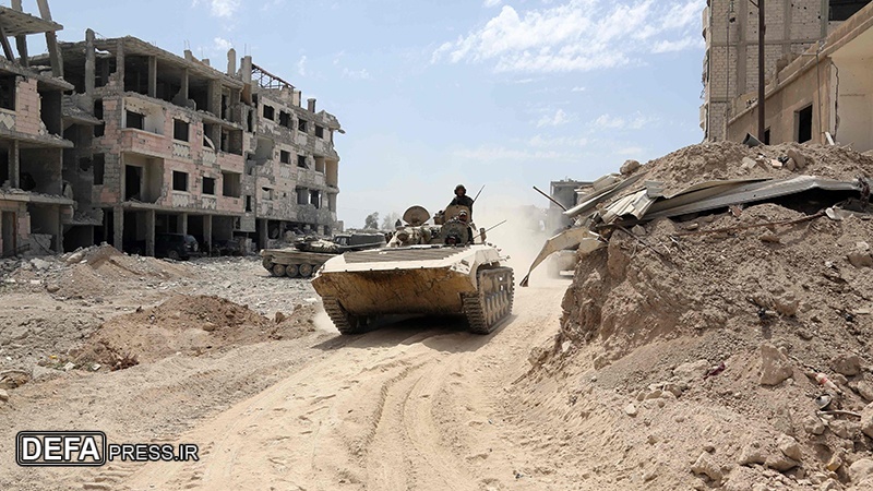 شامی فوج نے غوطہ شرقی میں فتح کا جھنڈا لہرا دیا