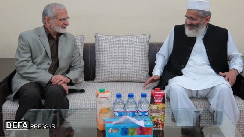جماعت اسلامی پاکستان کے امیر کی ایرانی رہنما سے ملاقات