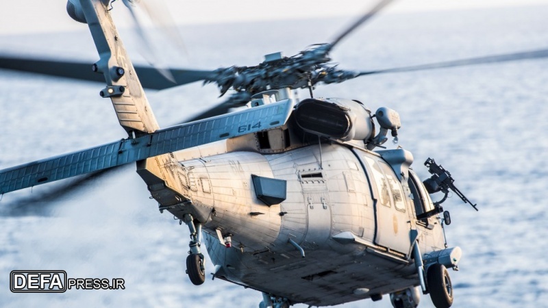 امریکہ کا فوجی ہیلی کاپٹر گر کر تباہ