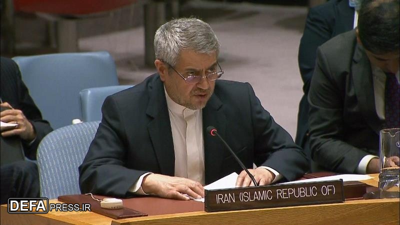 شام میں قیام امن کیلئے ایران کا کردار تعمیری ہے: ایرانی مندوب