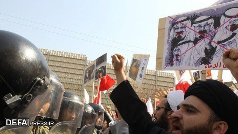 اسرائیل کے ساتھ بحرینی حکومت کےگٹھ جوڑ پر بحرینی عوام کا احتجاج