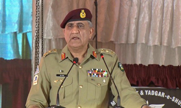 پاکستانی فوج کے سربراہ کا دشمن کو منہ توڑ جواب دینے کا عزم