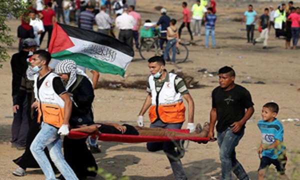 اسرائیلی فوج کی فائرنگ سے 270 فلسطینی زخمی
