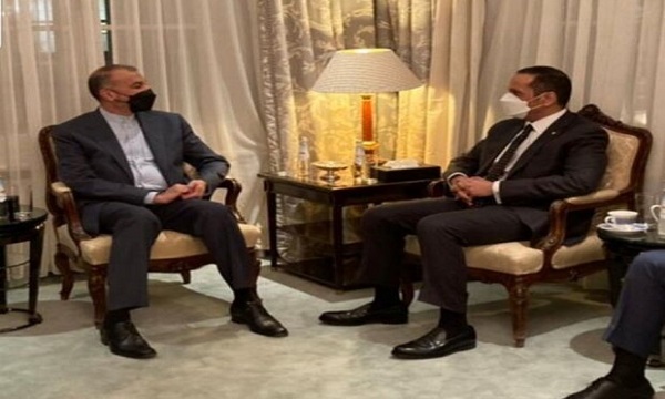 امیرعبداللہیان کی قطر کے وزیر خارجہ سے ملاقات