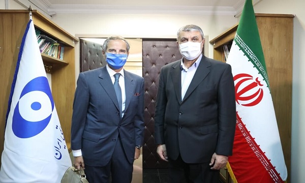 ایرانی جوہری ادارے کے سربراہ سے بین الاقوامی ایٹمی ایجنسی کے ڈائریکٹر کی ملاقات