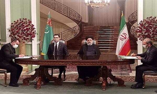ایران اور ترکمانستان کے درمیان باہمی تعاون کے 9 معاہدوں پر دستخط