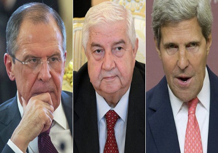 دیدار وزرای خارجه امریکا، روسیه و سوریه
