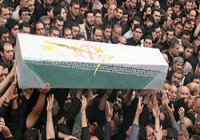 پیکر شهید مهدی حسین پور تشییع شد